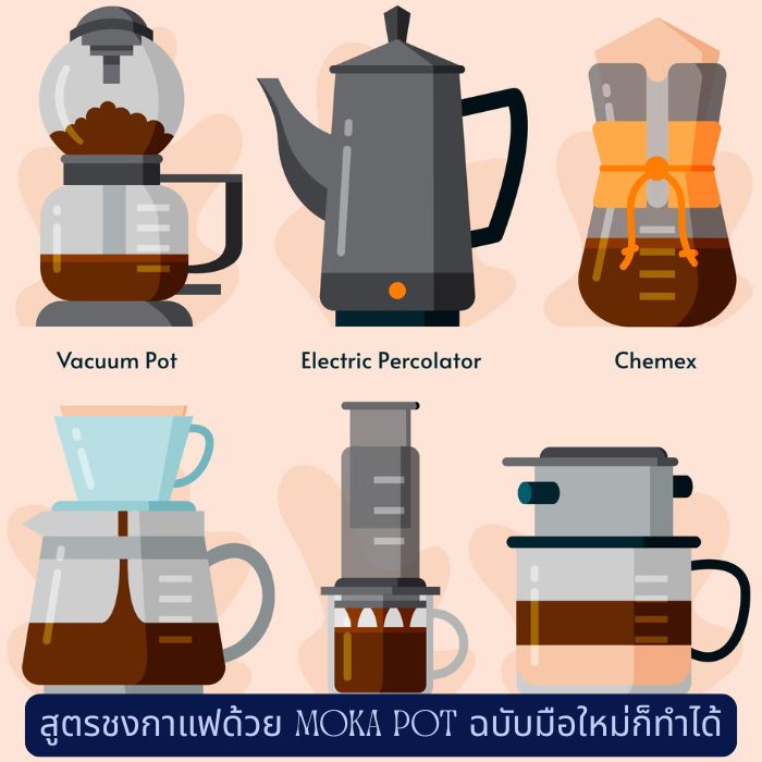 สูตรชงกาแฟด้วย Moka Pot ฉบับมือใหม่ก็ทำได้